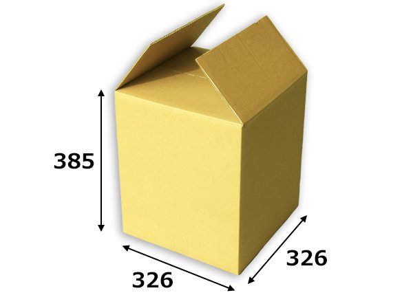 画像3: 送料無料・ペール缶（20リットル缶）用ダンボール箱  326×326×385mm「20枚・80枚」