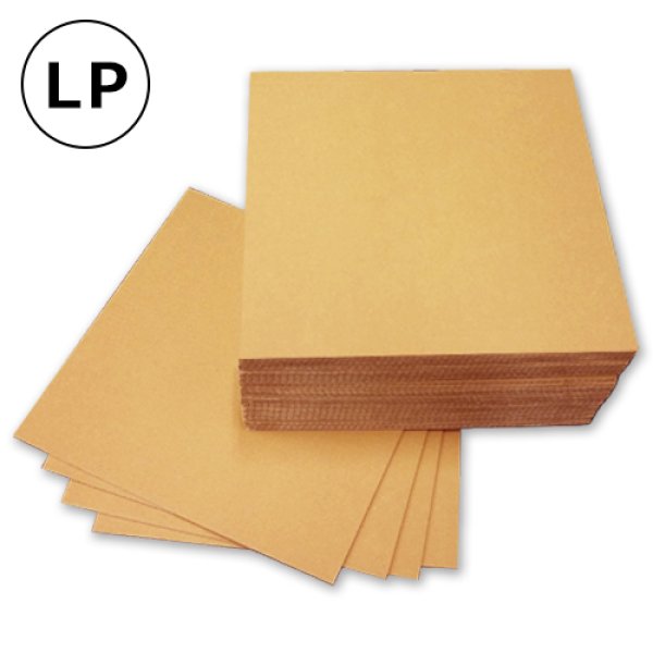 画像1: 送料無料・LP（12inch）レコード用ダンボール板  332×327mm「300枚」