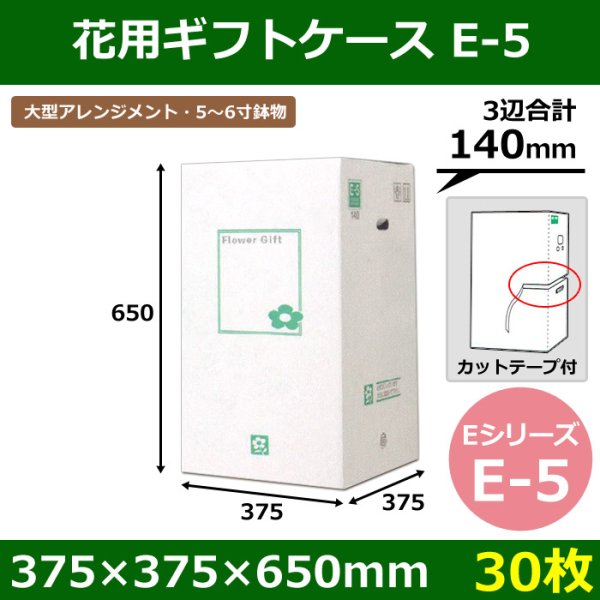 画像1: 送料無料・花用ギフトケースE-5 エコノミータイプ 375×375×650mm／770 「30枚」