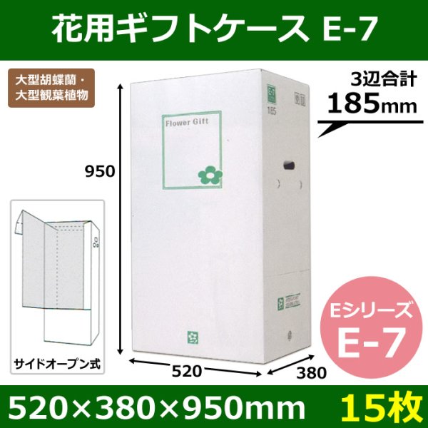 画像1: 送料無料・花用ギフトケースE-7 エコノミータイプ 520×380×950mm／1,070 「15枚」