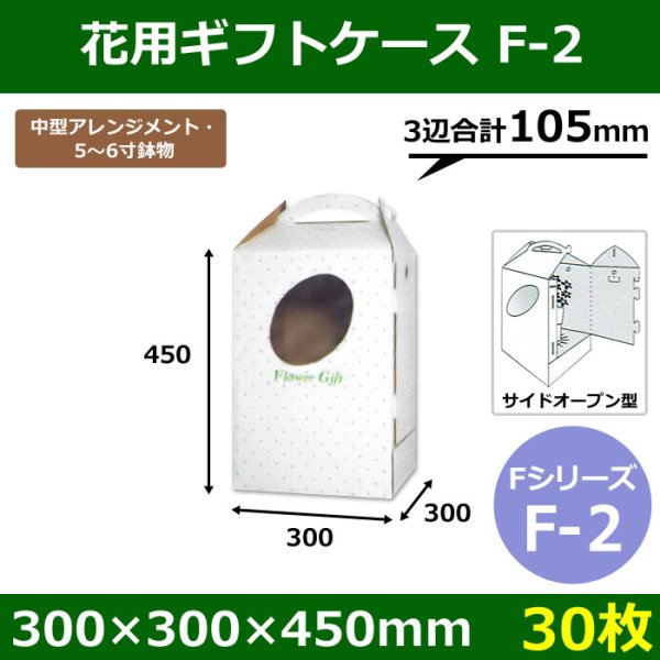 画像1: 送料無料・花ケースF-2 手提げ・箱型両用タイプ 300×300×450mm 「30枚」