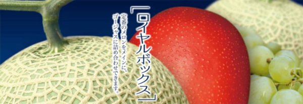 画像2: 送料無料・ギフト箱（フルーツ用）ロイヤルブルー深口   325×225×150mm「40枚」