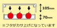 画像3: 送料無料・ギフト箱 アップルパレット3kg 290×400×105（身箱深さ70）mm「30枚」 (3)