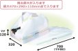 画像3: 送料無料・平形レジ袋 （フルーツ用）スカット 特大もも用 320×120×700mm「300枚」 (3)