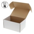 送料無料・組立式 白ダンボール箱 180×270×140mm 「10枚から」