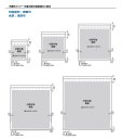 ロゴ印刷可能範囲　※詳細は「⇒　不織布袋ロゴ印刷についてはこちら」をご覧ください。