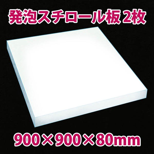 画像1: 送料無料・発泡スチロール900×900×80mm「2枚」