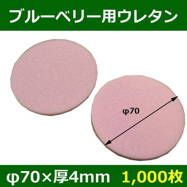 画像1: 送料無料・ブルーベリー用ウレタン 70φ×4mm 「1000枚」