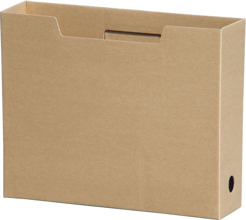 送料無料・ダンボール製ファイルボックス横型 A4サイズ対応 315×256×82mm 「50枚」 段ボール箱と梱包資材のIn The Box（インザ ボックス）