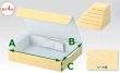 画像2: 送料無料・お好み箱1枚の組立式 220×150×40mmほか「50枚・100枚・200枚」 (2)