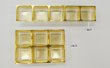 画像8: 送料無料・菓子用 チョコレートトレー 2ヶ〜8ヶ 40×80×20mmほか 全4色「100枚」 (8)