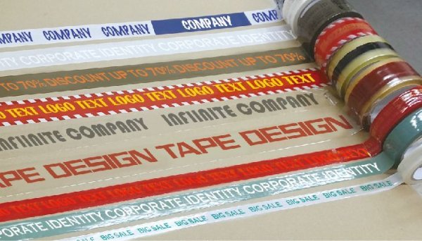 ご希望デザインのオリジナルOPPテープ幅25mm×長さ40M 「105巻」 ※代引 ...