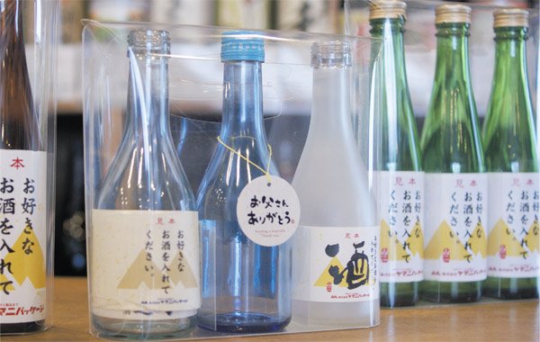 日本酒 箱 セール バッグ クリア