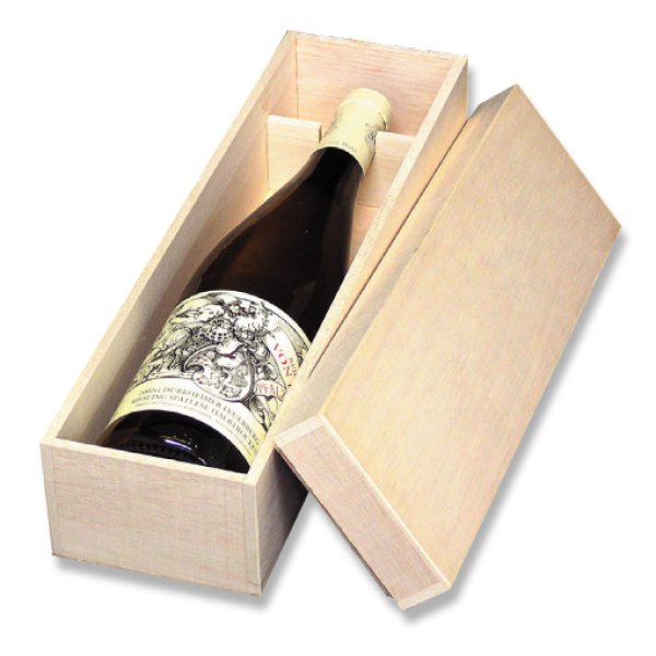 ドイツワイン1本入木箱「30箱」ファルカタ材 適応瓶：約88φ×345Hまで